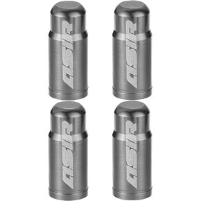ASIR Bike Presta Valve Caps Tire F/V Lightweight Aluminum Alloy for Roadbike，Racing Bicycle-4 Pcs (Gold)