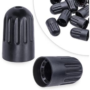 10PCS TPMS Tire Valve Long Stem Caps, Black Plastic Wheel Tire Valve Stem for TR20008 TPMS, Universal Long Stem Caps for Cars, SUV, Trucks, Bikes, Motorcycles, Bicycles