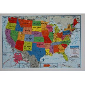 United States Wall Map - 40" x 28"