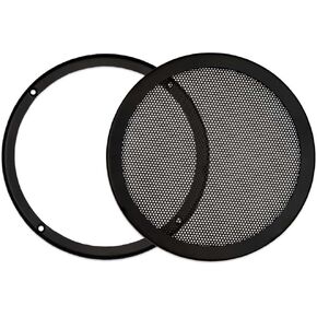 Goldwood Snap On 8" and 6.5" Subwoofer Grilles | Steel Mesh Speaker Protectors - Black in Kuwait