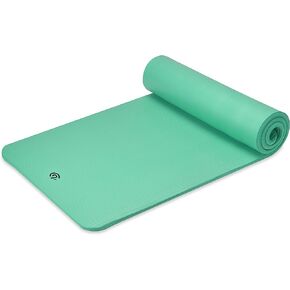 بساط التمارين C9 - بساط اليوغا بسمك 15 مم | سجادة تمرين للياقة البدنية واليوجا والبيلاتيس والتمدد والتمارين الأرضية للنساء والرجال| يتضمن حزام حمل in Kuwait