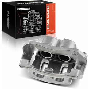 A-Premium Disc Brake Caliper Assembly with Bracket Compatible with Select Hyundai Models - Santa Fe 2007-2009/2013-2016, Santa Fe XL 2013-2016, V6 2.7L, V6 3.3L - Front Left Driver Side