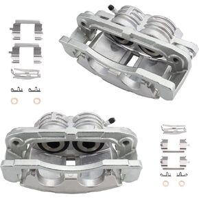 DRIVESTAR 18B4798A 18B4799A New Front LH&RH Brake Caliper for Buick 04-05 Rainier, for Chevrolet 06 SSR/ 02-05 Trailblazer, for GMC 02-05 Envoy,05 Isuzu Ascender,02-04 Oldsmobile Bravada,05 Saab 9-7x