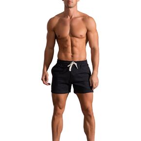 Men's 3 Inch Running Shorts Gym Training Bodybuilding Shorts Breathable Cotton Sports Shorts