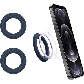 Nillkin Magsafe Wall Mount Magnetic Shower Phone Holder, 2 Pack SnapHold Magnetic Sticker for iPhone 15 14 13 12 Pro Max/Pro, Magsafe Phone Mount for Kitchen, Bathroom, Black