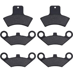Front & Rear Brake Pads Compatible with Polaris Sportsman 335 400 500 4X4 Scrambler 400 500 Diesel 455 Magnum 325 500 Sport 400 Trail Blazer 400 250 Xplorer 400 250 Xpedition 425 325