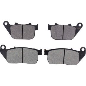 MOTOKU Front and Rear Brake Pads for Sportster 883 SuperLow Custom Sportster 1200 Nightster 2004-2013