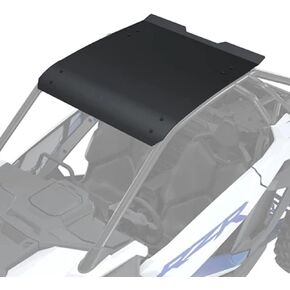 سقف ألومنيوم A & UTV PRO لعام 2020 2021 2022 2023 Polaris RZR PRO XP 4، Turbo R 4، ملحقات غطاء اللوحة العلوية لحامل السقف الصلب مكون من قطعتين و4 مقاعد، استبدل OEM #2883990-458، أسود in Kuwait
