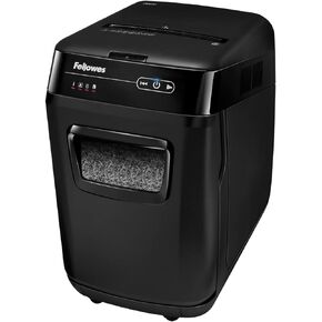 Fellowes AutoMax 200M Micro-Cut Auto Feed 2-in-1 Office Shredder with Auto Feed 200-Sheet Capacity (4656201)