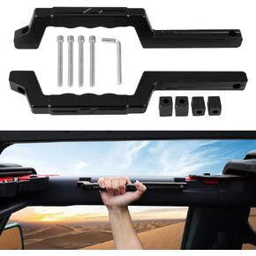 G Grab Handles for Ford Bronco 2021 2022 2023 2024 Accessories 2/4 Door, 2 Pack Roll Bar Black Grab Handles for Ford Bronco Front Seat