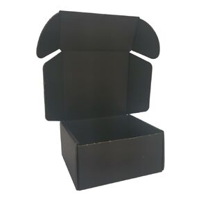 ROTCH 50 Pack 6x4x1'' Small Shipping Boxes, Cardboard Corrugated Mailers, White (M641-E-W)