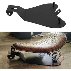 psler Motorcycle Spring Solo Seat Base Pan Base Plate Support Holder Heavy Duty Steel Mounting Bracket Kit for Sportster XL 883 1200 Chopper Bobber Seats, Black