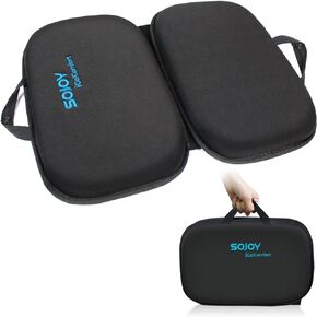 Sojoy 3 in 1 Gel Seat Cushion Portable Massage Travel Cushions with Memory Foam Gray…