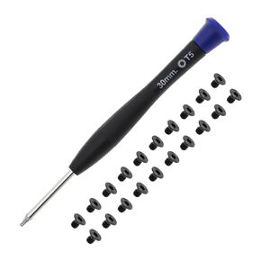Create idea 20PCS M2x3 Torx T5 Laptop Bottom Case Screws with T5 Torx Screwdriver Compatible with Razer Stealth 13.3" Blade 15" Alloy Computer Components