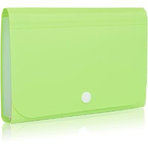 Accordian File Organizer, Coupon Organizer, Folder Organizer Mini Organizer Wallet for Coupons, Receipts, Cash, Tax Item or Changes,7x4.5 in 13 Pockets with Tabs Check Case(Caise)