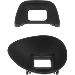 Create idea 2pcs Eyepiece Eyecup DK-23 Viewfinder Eye Cup Rubber Camera Protector Replacement Eyepiece Compatible with Nikon D750 D610 D600 D7200 D7100 D7000 D5100 D5000 Camera Black