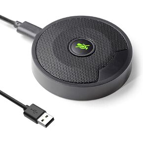Boundary Omnidirectional Condenser Microphone, USB Conference Microphones for Teleconferencing, Zoom Calls, Podcasting, Plug-and-Play Compatible with Mac OS X Windows