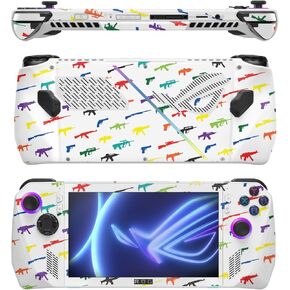 MightySkins Carbon Fiber Skin Compatible with Asus ROG Ally - Deep Space | Protective, Durable Textured Carbon Fiber Finish | Easy to Apply