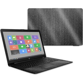 MightySkins Glossy Glitter Skin for HP 17t Laptop 17.3" (2017) - Black Wood | Protective, Durable High-Gloss Glitter Finish | Easy to Apply, Remove, and Change Styles | Made in The USA