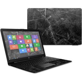 Mightyskins Skin Compatible with Hp 17t Laptop 17.3" (2017) - Black Marble | Protective, Durable, and Unique Vinyl Decal Wrap Cover | Easy to Apply, Remove, and Change Styles | Made in The USA