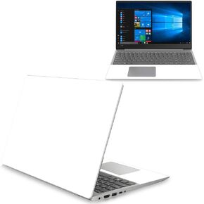 Mightyskins Skin Compatible with Lenovo Ideapad 330s 15" (2018) - Solid White | Protective, Durable, and Unique Vinyl Decal Wrap Cover | Easy to Apply, Remove, and Change Styles | Made in The USA