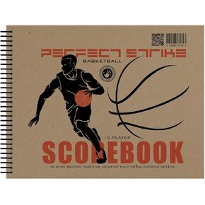 Perfect Strike Basketball Scorebook with Rules and Scoring Instructions : Side-by-Side. Heavy Duty Score Keeping Book. Great for Youth and Adult Basketball.