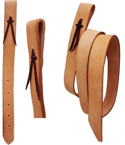 CHALLENGER Horse Horse Amish USA Western Saddle Natural Leather Off Billet & Tie Strap Set 404RT11 in Saudi Arabia