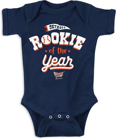 Detroit Baseball Fans. Rookie of The Year Navy Onesie or Toddler Tee (NB-7T) in Saudi Arabia