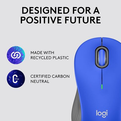 ماوس لاسلكي Logitech Signature M550 - للأيدي الصغيرة والمتوسطة الحجم، بطارية لمدة عامين، نقرات صامتة، أزرار جانبية قابلة للتخصيص، بلوتوث، توافق متعدد الأجهزة - وردي in Saudi Arabia