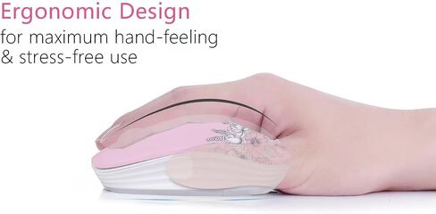 JUHOO Wireless Mouse with Nano Receiver for PC, Laptop, Notebook, Computer, MacBook, Less Noise, Portable Mobile Optical Mice in Saudi Arabia