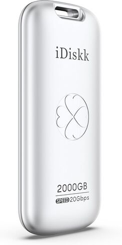 iDiskk 【Plug-Play 2TB HIgh Speed 2000MB/s External SSD |Pocket-Sized | USB 3.2 Gen 2x2 | External Solid State Drive | Photo Stick Compatible with Xbox,PS4,iPad,PC&Mac,PC,Android Phones,Cameras in Saudi Arabia