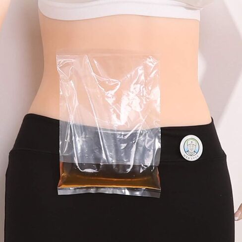 EXCEART 60Pcs Disposable Ostomy Bag Plastic Clear Colostomy Ileostomy Pouch Ileostomy Care Bag for Ileostomy Stoma Care in Saudi Arabia