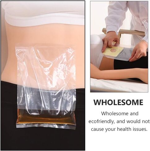 EXCEART 60Pcs Disposable Ostomy Bag Plastic Clear Colostomy Ileostomy Pouch Ileostomy Care Bag for Ileostomy Stoma Care in Saudi Arabia