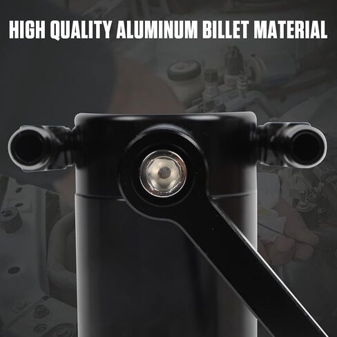 علبة التقاط زيت البليت سعة 6.4 لتر من BELEY - علبة التقاط الزيت بتقنية Z-Bracket Scat Pack المتوافقة مع دودج تشارجر / تشالنجر / كرايسلر - أسود in Kuwait