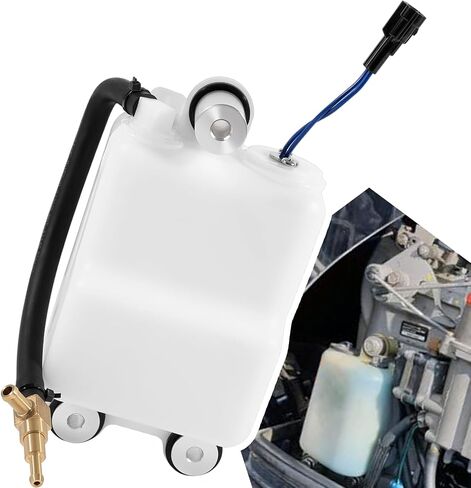 8M0064075 Engine Oil Reservoir 3.0L/3.2L Oil Tank Assembly Replacement 200HP 225HP 250HP (2000 2003-2010 2013) For Mercury Mariner Outboard Boating 1200-8M0064075/884525T1 in Saudi Arabia
