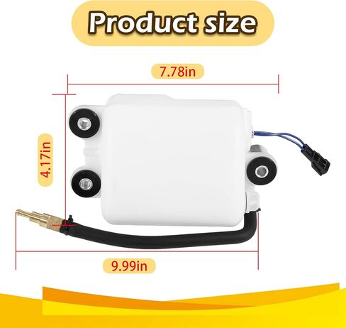 8M0064075 Engine Oil Reservoir 3.0L/3.2L Oil Tank Assembly Replacement 200HP 225HP 250HP (2000 2003-2010 2013) For Mercury Mariner Outboard Boating 1200-8M0064075/884525T1 in Saudi Arabia