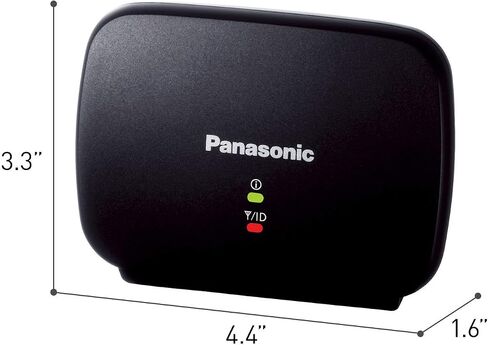 باناسونيك KX-TGA407B موسع النطاق لأنظمة الهاتف اللاسلكي DECT 6.0 Plus الهاتف الثابت باللون الأسود in Saudi Arabia