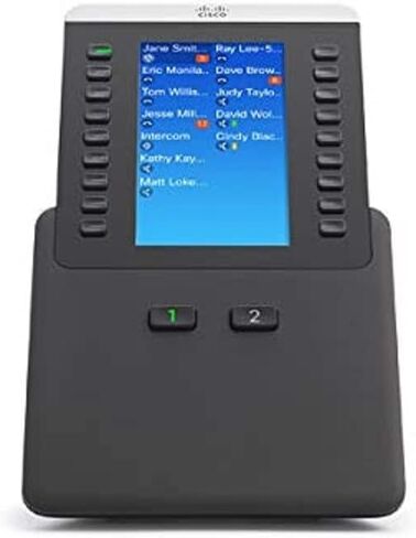 وحدة توسيع مفتاح Cisco لسلسلة هواتف IP 8800 CP-BEKEM=، أسود in Saudi Arabia
