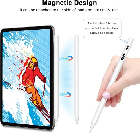 iPad Pencil for Apple iPad 10th/9th, Apple Pencil 1st Generation with Palm Rejection & Tilt Sensitivity, Apple Pen Work for iPad 6/7/8/9/10, iPad Air 3/4/5, iPad Mini 5/6, iPad Pro 11''/12.9'' in Saudi Arabia