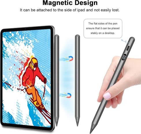 iPad Pencil for Apple iPad 10th/9th, Apple Pencil 1st Generation with Palm Rejection & Tilt Sensitivity, Apple Pen Work for iPad 6/7/8/9/10, iPad Air 3/4/5, iPad Mini 5/6, iPad Pro 11''/12.9'' in Saudi Arabia