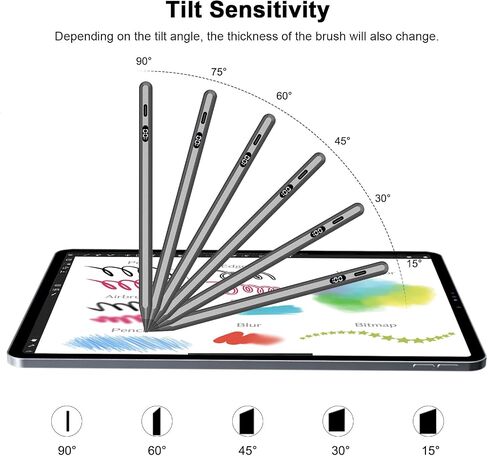 iPad Pencil for Apple iPad 10th/9th, Apple Pencil 1st Generation with Palm Rejection & Tilt Sensitivity, Apple Pen Work for iPad 6/7/8/9/10, iPad Air 3/4/5, iPad Mini 5/6, iPad Pro 11''/12.9'' in Saudi Arabia