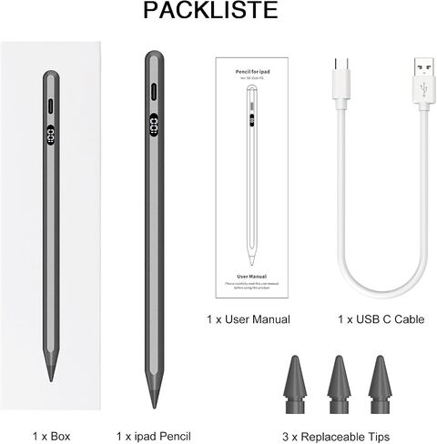 iPad Pencil for Apple iPad 10th/9th, Apple Pencil 1st Generation with Palm Rejection & Tilt Sensitivity, Apple Pen Work for iPad 6/7/8/9/10, iPad Air 3/4/5, iPad Mini 5/6, iPad Pro 11''/12.9'' in Saudi Arabia