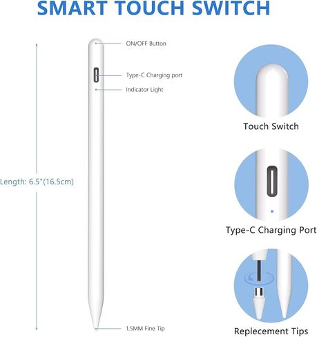 COO Universal Active Stylus Pen for iOS, Android & Samsung Touch Screens in Saudi Arabia