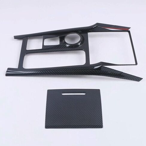 Carbon Fiber Pattern Interior Steering Wheel Trim Panel Cover compatible for Ford Explorer 2023 2022 2020 2021. Fit for Explorer Accessories ABS Plastic, Set of 2 in Kuwait