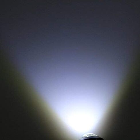 مصابيح LED على شكل عين النسر من LEADTOPS، 10 عبوات DIY 12 فولت رقيقة جدًا 23 مم لمبة عين النسر ذيل الضباب DRL أضواء النهار الجري الأبيض للسيارة والدراجة النارية (أبيض، أسود) in Saudi Arabia