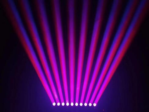 ضوء المسرح، شريط إضاءة متحرك DIVAGO 10x40W RGBW 4in1 لغسالة الحائط DMX512 بكسل فائق السطوع يتم التحكم فيه بالصوت للحفلات، والعرض، والحدث، والزفاف، والمسرح، وما إلى ذلك (قطعة واحدة) in Saudi Arabia
