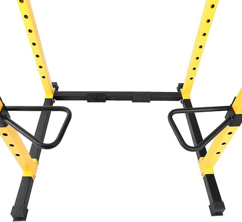 HULKFIT Pro Series 2.35" x 2.35" Power Cage Squat Rack with Attachments and Accessories for Home and Garage Gym Exercise Equipment in Kuwait