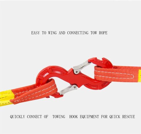 S-Shape Integrated Winch Quick Shackle,Designed for Quick Release (Red) in Saudi Arabia