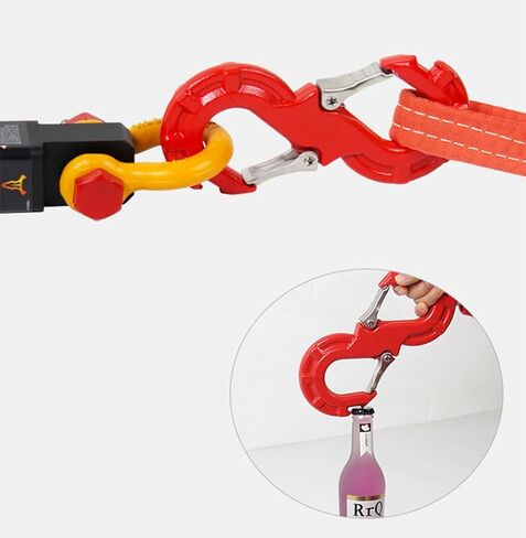 S-Shape Integrated Winch Quick Shackle,Designed for Quick Release (Red) in Saudi Arabia