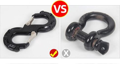 S-Shape Integrated Winch Quick Shackle,Designed for Quick Release (Red) in Saudi Arabia